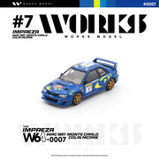 Works Model 1/64 Subaru Impreza WRC 1997 Monte Carlo Colin Mcrae