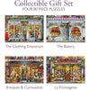 Wentworth Shopfront Favourites 4 x 80pc Wooden Jigsaw Puzzle