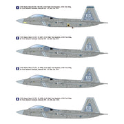 Wolfpack Design 17210 1/72 F-22A Raptor Edwards AFB