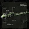 WPL 1/16 RC Military Transporter & Trailer RTR
