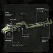 WPL 1/16 RC Military Transporter & Trailer RTR