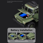 WPL 1/16 RC Military Transporter & Trailer RTR