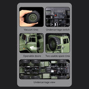 WPL 1/16 RC Military Transporter & Trailer RTR