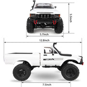 WPL C24 1/16 RC Pick-up Truck RTR White