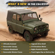 WPL 1/12 UAZ-469 4WD RC Car (Green)