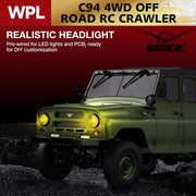 WPL 1/12 UAZ-469 4WD RC Car (Green)