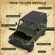 WPL 1/12 UAZ-469 4WD RC Car (Green)