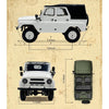 WPL 1/12 UAZ-469 4WD RC Car (White)
