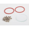 Wilesco 1540 Water Gauge Glass. 27mm Dia w/Bolts. Nuts & Sealing Rings