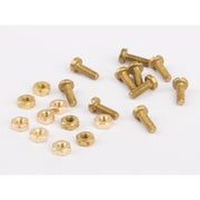 Wilesco 1543 Screws And Nuts M2. Each 10 Pc.. Brass