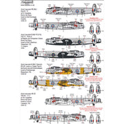 Xtradecal 72256 1/72 Post War Avro Lancaster 1946 1950 (8)