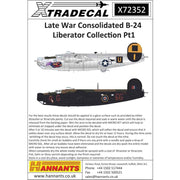 Xtradecal 1/72 Late War Consolidated B-24 Liberator Collection