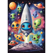 Yazz 3877 Aliens 1000pc Jigsaw Puzzle
