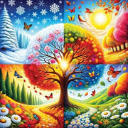 Yazz 3880 Four Seasons 1023pc Jigsaw Puzzle