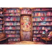 Yazz 3884 Romantic Library 1000pc Jigsaw Puzzle