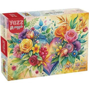 Yazz 3885 Flower Heart 1000pc Jigsaw Puzzle