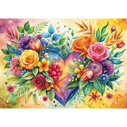 Yazz 3885 Flower Heart 1000pc Jigsaw Puzzle