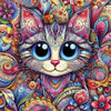 Yazz 3892 Big Eyed Cat 1023pc Jigsaw Puzzle