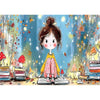 Yazz 4017 Girl & Books 1000pc Jigsaw Puzzle
