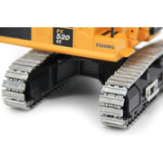 Yi Gong 520-Pro 1/50 R/C Screw Excavator (Soft Rubber Tracks + Black Metal Tracks)