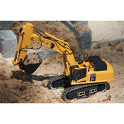Yi Gong 520-Pro 1/50 R/C Screw Excavator (Soft Rubber Tracks + Black Metal Tracks)