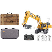 Yi Gong 520-Pro 1/50 R/C Screw Excavator (Soft Rubber Tracks + Black Metal Tracks)