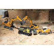 Yi Gong 1/50 R/C Screw Excavator (Soft Rubber Tracks + Black Metal Tracks)
