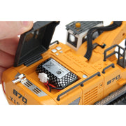 Yi Gong 1/50 R/C Screw Excavator (Soft Rubber Tracks + Black Metal Tracks)