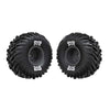Arrma dBoots Chevron MT Tyre Set Glued Gun Metal