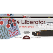 DK Decals 1/48 Description:Consolidated B-24 Liberator in RAF Service