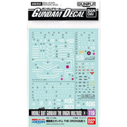 Bandai Gundam Decal 119 Mobile Suit Gundam The Origin Multiuse 3