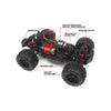 Maverick Atom 1/18 4WD Electric RC Truck Red MV150501