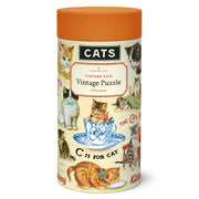 Cavallini Vintage Cats 1000pc Jigsaw Puzzle