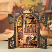CuteBee Count Cat's Study DIY Book Nook Kit