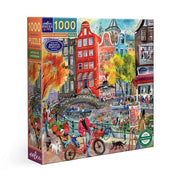eeBoo Artists in Amsterdam 1000pc Jigsaw Puzzle
