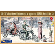 Gecko Models 35GM0127 1/35 60’~70's Southern Vietnamese & Japanese SS50E Motorbike Set