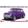 Hasegawa 20814 1/24 Mini Cooper Sports-Pack Limited Amaranth Purple 1998