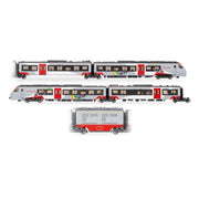 Hornby R30446 OO Greater Anglia - Class 755-4 FLIRT Pride Livery 4 Car Train Pack