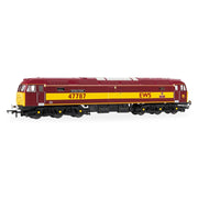 Hornby R30541 OO RailRoad EWS Class 47 'Windsor Castle' 47787 Locomotive