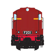 IDR Models HO F 201 VR Locomotive Red Narrow Lining With Buffers