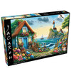 JaCaRou Blue House Bay 1000pc Jigsaw Puzzle