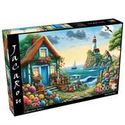 JaCaRou Blue House Bay 1000pc Jigsaw Puzzle