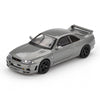 Mini GT MGT01128-R 1/64 Nissan Skyline GT-R Dark Metal Gray (NISMO BCNR33 CRS Version)