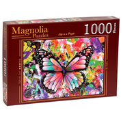 Magnolia 2336 Colorful Butterfly 1000pc Jigsaw Puzzle