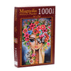 Magnolia 1707 Lady with Flowers Romi Lerda Special Edition 1000pc Jigsaw Puzzle