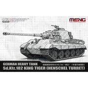 Meng 1/72 German Heavy Tank Sd.Kfz.182 King Tiger (Henschel Turret) Model Kit