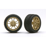 Pegasus 1/24 M5's Rims with Tires Bronze for Scale Models