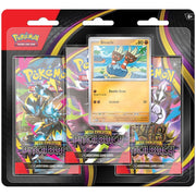 Pokemon TCG Mega Evolutions 5 Pitch Black Three Booster Blister