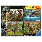 Ravensburger 05619-4 Jurassic World Pack 4 x 100pc Jigsaw Puzzle