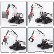 Huina 1/14 RC Excavator Grey